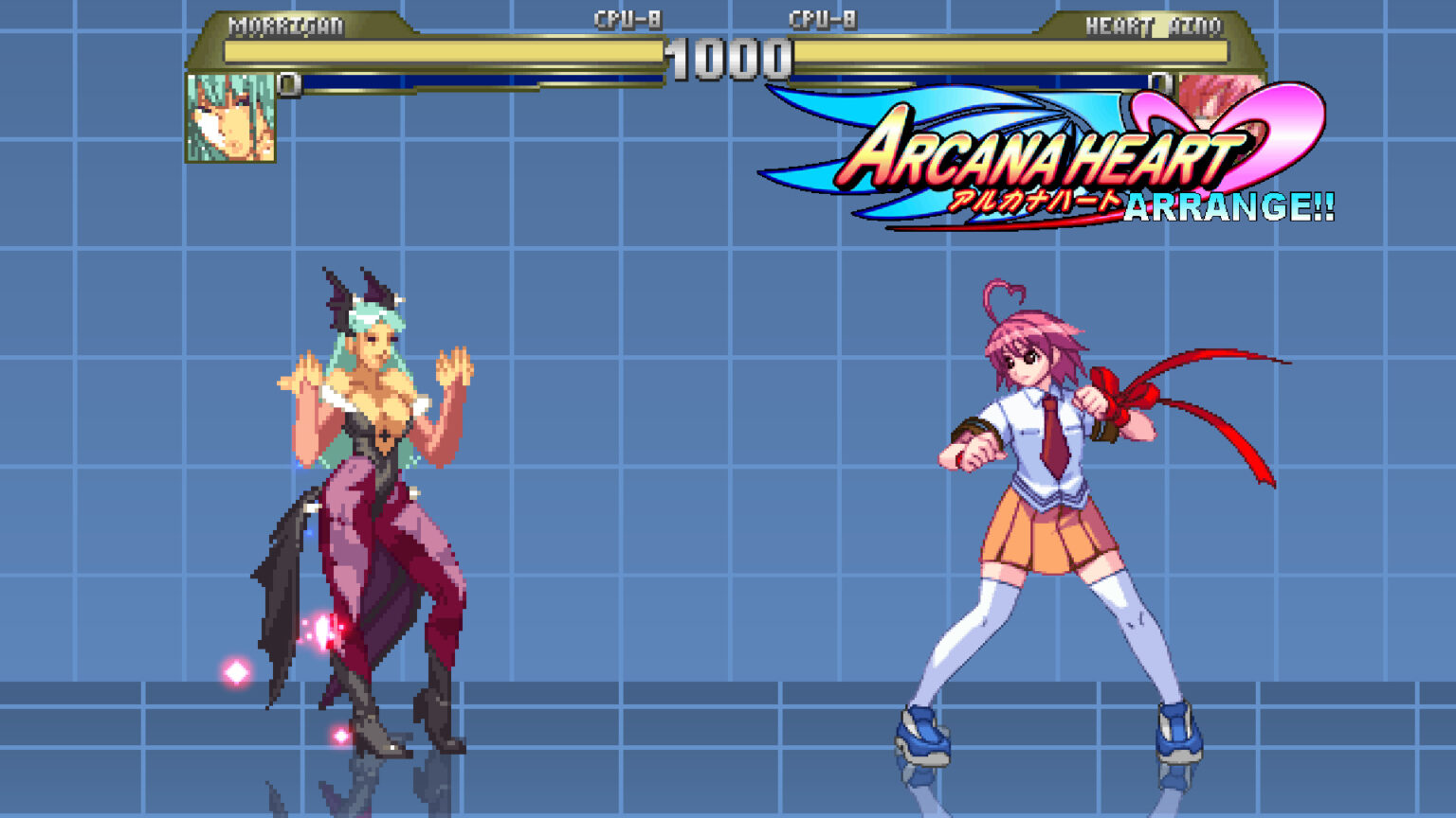 mugen morrigan vs 愛乃はぁと 猟奈のリョナ&エロ動画(第一拠点)