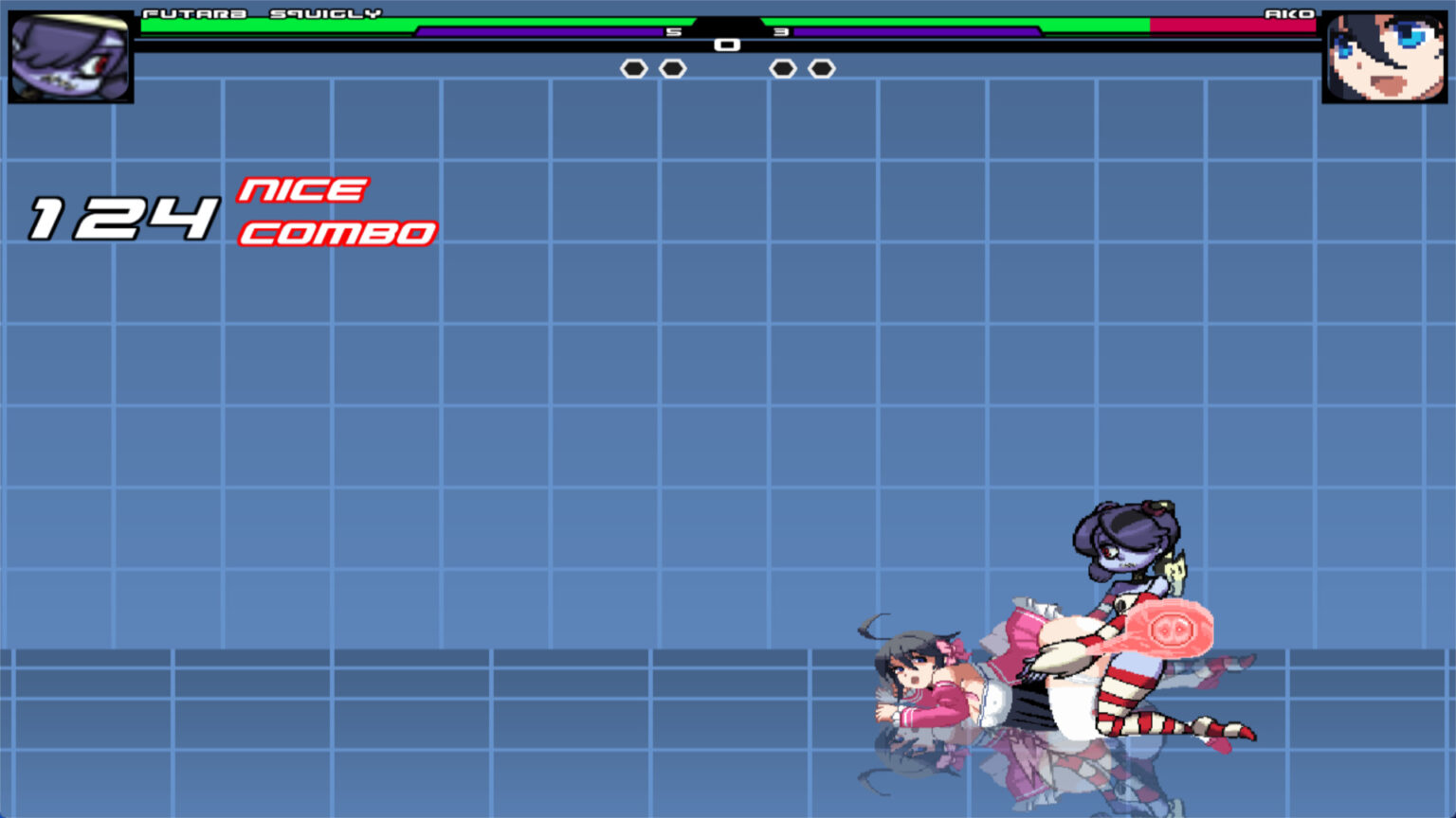 mugen futa squigly vs 玉置亜子 猟奈のリョナ&エロ動画(第一拠点)